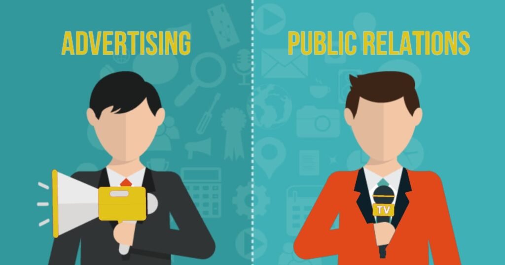 public relations vs advertising